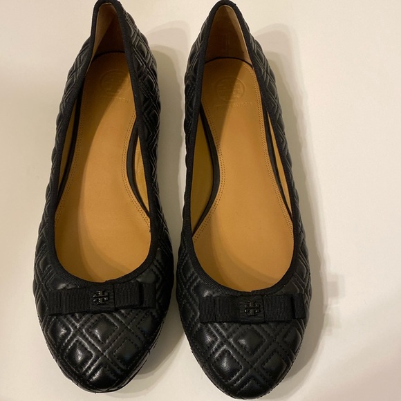 Tory Burch black ballet flats with bows